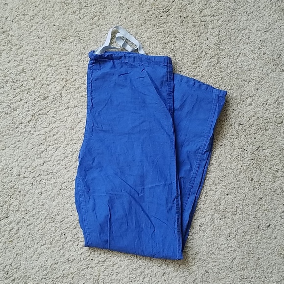 Medline Blue scrub top and pants set - Picture 3 of 3